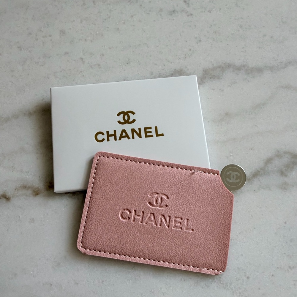 Blush Pink Card Holder Mirror!